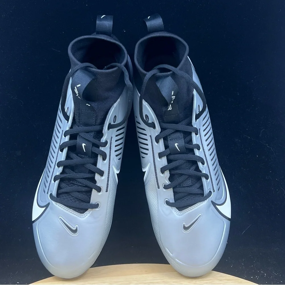 Nike Vapor Edge Pro 360 2 Light Smoke Grey Black Cleats DA5456-002 Men's Sizes - Picture 7 of 9